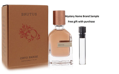 Brutus by Orto Parisi Parfum Spray (Unisex) 1.7 oz And a Mystery Name brand sample vile