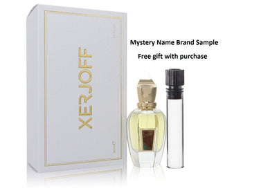 17/17 Stone Label Richwood by Xerjoff Eau De Parfum Spray (Unisex) 1.7 oz And a Mystery Name brand sample vile