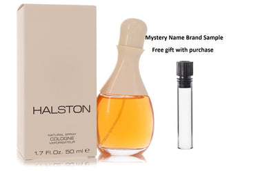 HALSTON by Halston Cologne Spray 1.7 oz And a Mystery Name brand sample vile