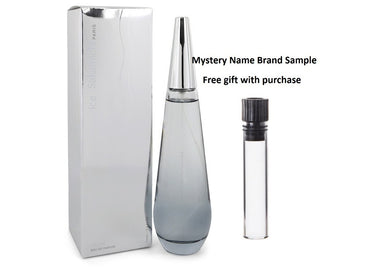 Ice Silver by Sakamichi Eau De Parfum Spray 3.4 oz And a Mystery Name brand sample vile