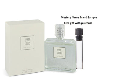 L'eau D'armoise by Serge Lutens Eau De Parfum Spray (Unisex) 3.3 oz And a Mystery Name brand sample vile