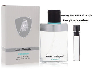 Lamborghini Essenza by Tonino Lamborghini Eau De Toilette Spray 1.3 oz And a Mystery Name brand sample vile