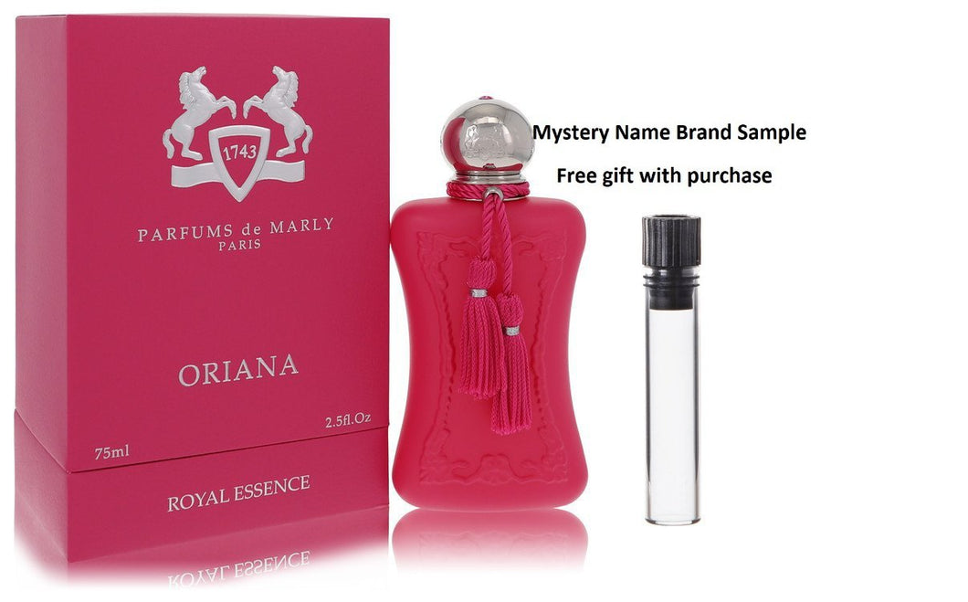 Oriana by Parfums De Marly Eau De Parfum Spray 2.5 oz And a Mystery Name brand sample vile