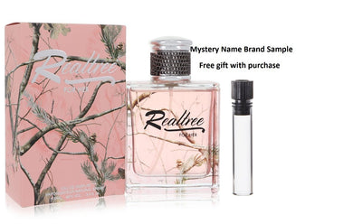 RealTree by Jordan Outdoor Eau De Parfum Spray 3.4 oz And a Mystery Name brand sample vile