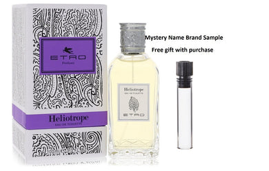 Etro Heliotrope by Etro Eau De Toilette Spray (Unisex) 3.4 oz And a Mystery Name brand sample vile