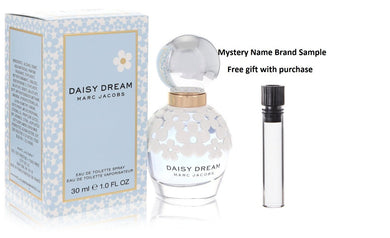 Daisy Dream by Marc Jacobs Eau De Toilette Spray 1 oz And a Mystery Name brand sample vile