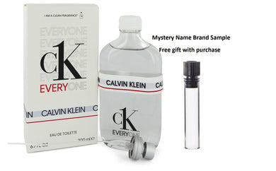 CK Everyone by Calvin Klein Eau De Toilette Spray (Unisex) 6.7 oz And a Mystery Name brand sample vile