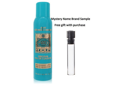 4711 by 4711 Deodorant Spray (Unisex) 5 oz And a Mystery Name brand sample vile