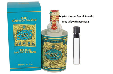 4711 by 4711 Eau De Cologne (Unisex) 3.3 oz And a Mystery Name brand sample vile