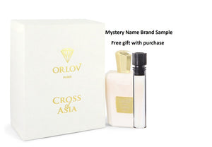 Cross of Asia by Orlov Paris Eau De Parfum Spray 2.5 oz And a Mystery Name brand sample vile