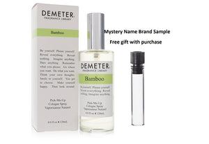 Demeter Bamboo by Demeter Cologne Spray 4 oz And a Mystery Name brand sample vile