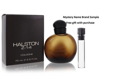 HALSTON Z-14 by Halston Cologne 2.5 oz And a Mystery Name brand sample vile