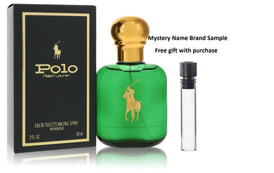 POLO by Ralph Lauren Eau De Toilette Spray 2 oz And a Mystery Name brand sample vile