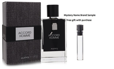 Riiffs Accord Homme by Riiffs Eau De Parfum Spray 3.4 oz And a Mystery Name brand sample vile