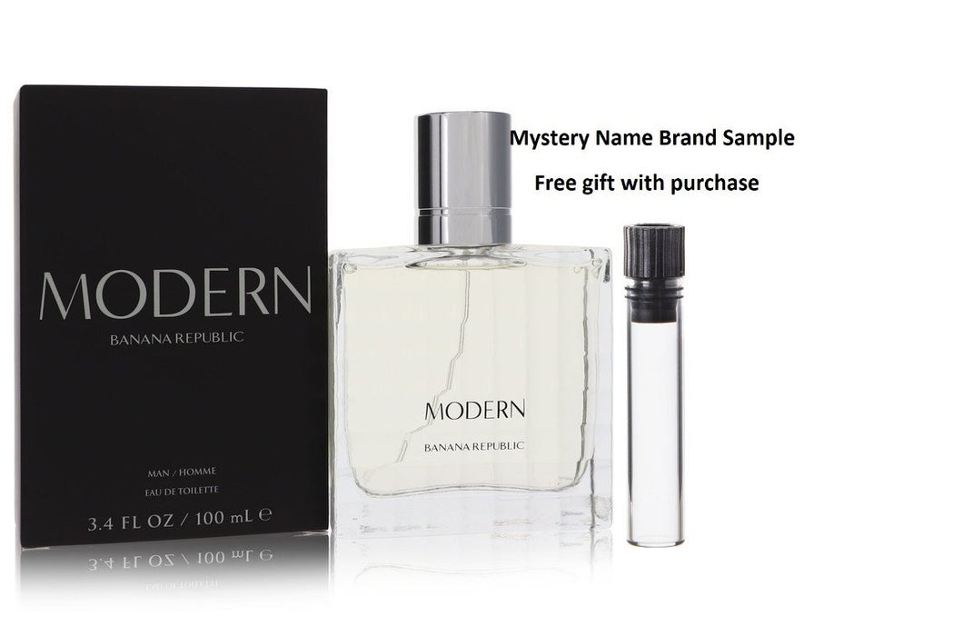 Banana Republic Modern by Banana Republic Eau De Toilette Spray 3.4 oz And a Mystery Name brand sample vile