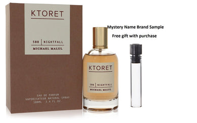 Ktoret 508 Nightfall by Michael Malul Eau De Parfum Spray 3.4 oz And a Mystery Name brand sample vile