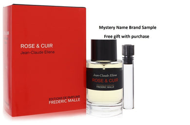 Rose & Cuir by Frederic Malle Eau De Parfum Spray (Unisex) 3.4 oz And a Mystery Name brand sample vile