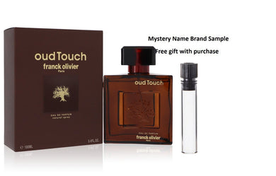 Franck Olivier Oud Touch by Franck Olivier Eau De Parfum Spray 3.4 oz And a Mystery Name brand sample vile