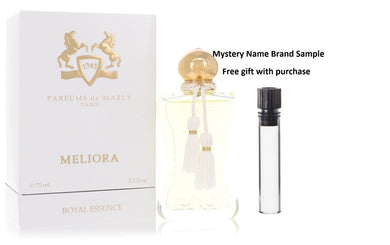 Meliora by Parfums de Marly Eau De Parfum Spray 2.5 oz And a Mystery Name brand sample vile