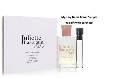 Moscow Mule by Juliette Has a Gun Eau De Parfum Spray 3.3 oz And a Mystery Name brand sample vile