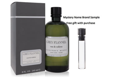 GREY FLANNEL by Geoffrey Beene Eau De Toilette 8 oz And a Mystery Name brand sample vile