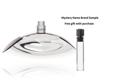 Euphoria by Calvin Klein Eau De Parfum Spray (Tester) 3.4 oz And a Mystery Name brand sample vile