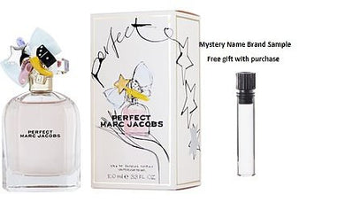 MARC JACOBS PERFECT by Marc Jacobs EAU DE PARFUM SPRAY 3.4 OZ for WOMEN And a Mystery Name brand sample vile