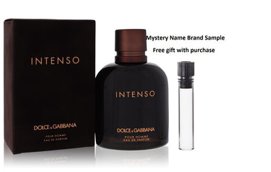 Dolce & Gabbana Intenso by Dolce & Gabbana Eau De Parfum Spray 4.2 oz And a Mystery Name brand sample vile
