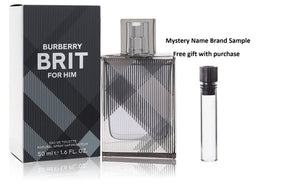 Burberry Brit by Burberry Eau De Toilette Spray 1.7 oz And a Mystery Name brand sample vile