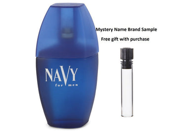 NAVY by Dana Cologne Spray (unboxed) 1.7 oz And a Mystery Name brand sample vile