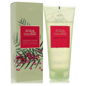 4711 Acqua Colonia Pink Pepper & Grapefruit by 4711 Shower Gel 6.8 oz For Women