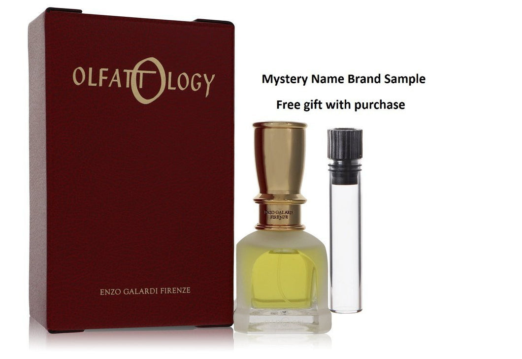 Olfattology Intenez by Enzo Galardi Eau De Parfum Spray (Unisex) 1.7 oz And a Mystery Name brand sample vile