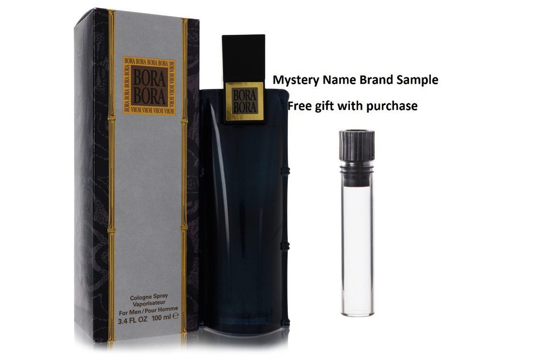 Bora Bora by Liz Claiborne Cologne Spray 3.4 oz And a Mystery Name brand sample vile