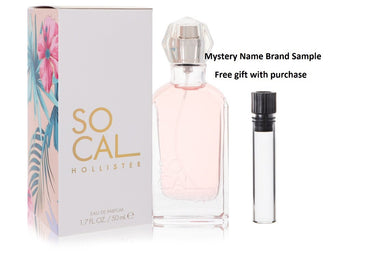 Hollister Socal by Hollister Eau De Parfum Spray 1.7 oz And a Mystery Name brand sample vile