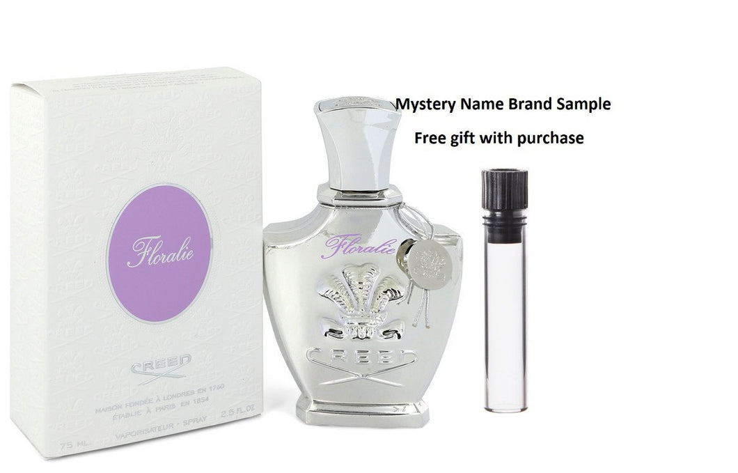Floralie by Creed Eau De Parfum Spray 2.5 oz And a Mystery Name brand sample vile