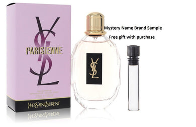 Parisienne by Yves Saint Laurent Eau De Parfum Spray 3 oz And a Mystery Name brand sample vile
