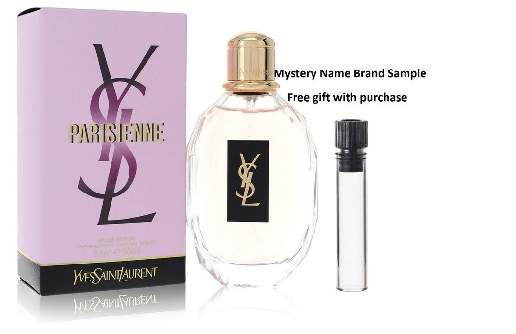Parisienne by Yves Saint Laurent Eau De Parfum Spray 3 oz And a Mystery Name brand sample vile
