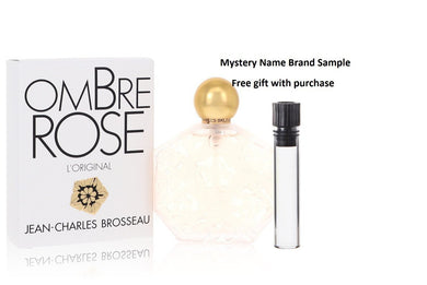 Ombre Rose by Brosseau Eau De Toilette Spray 1.7 oz And a Mystery Name brand sample vile