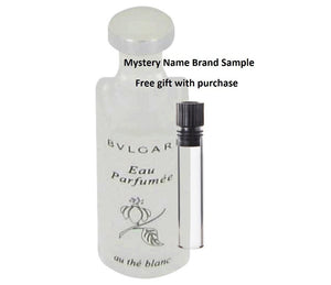 Bvlgari White by Bvlgari Mini EDC .17 oz And a Mystery Name brand sample vile