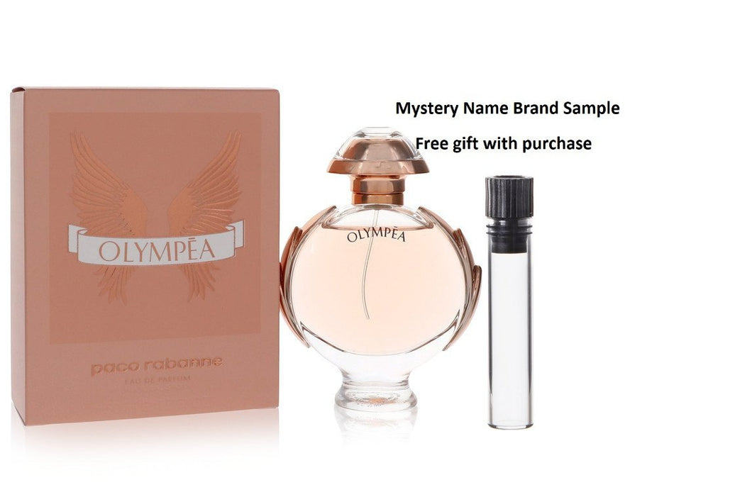 Olympea by Paco Rabanne Eau De Parfum Spray 1.7 oz And a Mystery Name brand sample vile