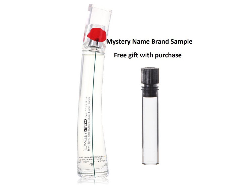 kenzo FLOWER by Kenzo Eau De Parfum Spray (Tester) 1.7 oz And a Mystery Name brand sample vile