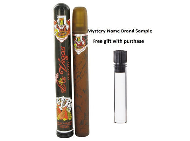 Cuba Las Vegas by Fragluxe Eau De Toilette Spray 1.17 oz And a Mystery Name brand sample vile