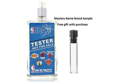 NBA by Air Val International Eau De Toilette Spray (Tester) 3.4 oz And a Mystery Name brand sample vile