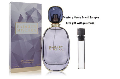 Badgley Mischka by Badgley Mischka Eau De Parfum Spray 3.4 oz And a Mystery Name brand sample vile