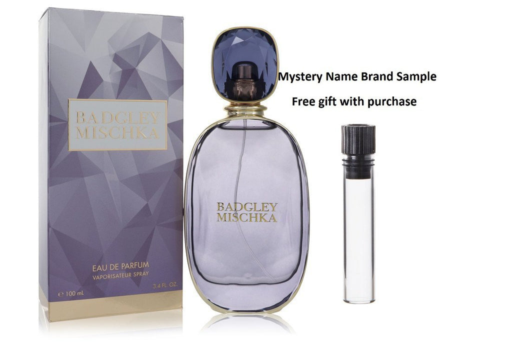 Badgley Mischka by Badgley Mischka Eau De Parfum Spray 3.4 oz And a Mystery Name brand sample vile