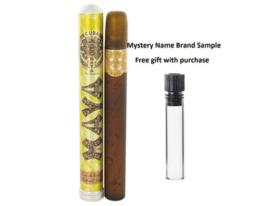 Cuba Maya by Fragluxe Eau De Parfum Spray 1.17 oz And a Mystery Name brand sample vile