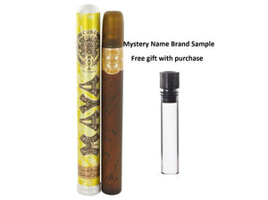 Cuba Maya by Fragluxe Eau De Parfum Spray 1.17 oz And a Mystery Name brand sample vile