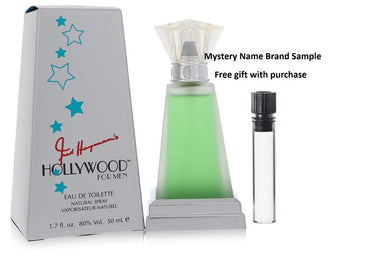 HOLLYWOOD by Fred Hayman Eau De Toilette Spray 1.7 oz And a Mystery Name brand sample vile