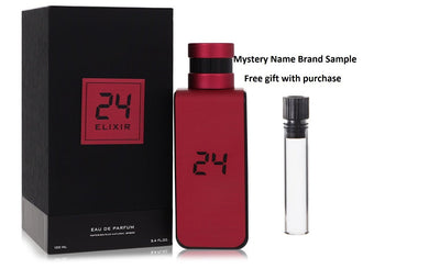 24 Elixir Ambrosia by ScentStory Eau De Parfum Spray (Unixex) 3.4 oz And a Mystery Name brand sample vile