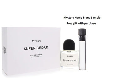 Byredo Super Cedar by Byredo Eau De Parfum Spray 3.4 oz And a Mystery Name brand sample vile